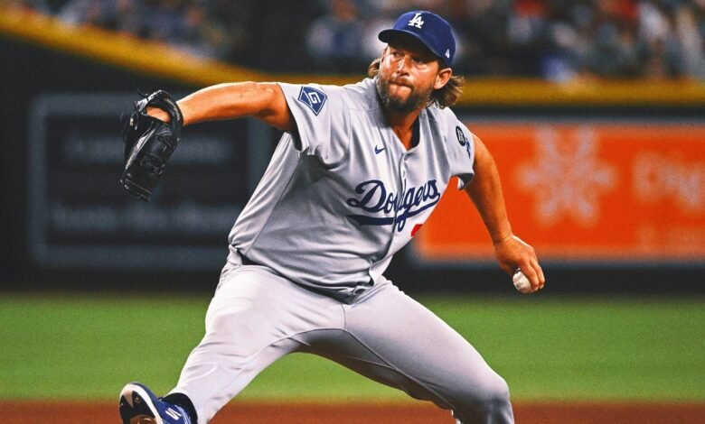Clayton Kershaw no estará en la lista de las cartas de vida silvestre de los Dodgers