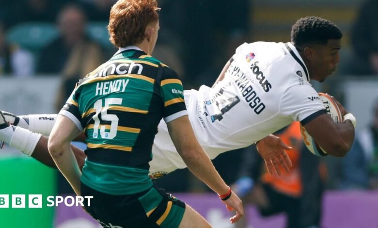 El Prem: Northampton 33-33 Exeter-Feyi-Waboso Double al regresar