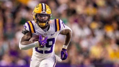 Lesión de Caden Durham: el principal RB (tobillo) de LSU ‘sospecha’ de enfrentamiento en 13 Ole Miss, según el informe