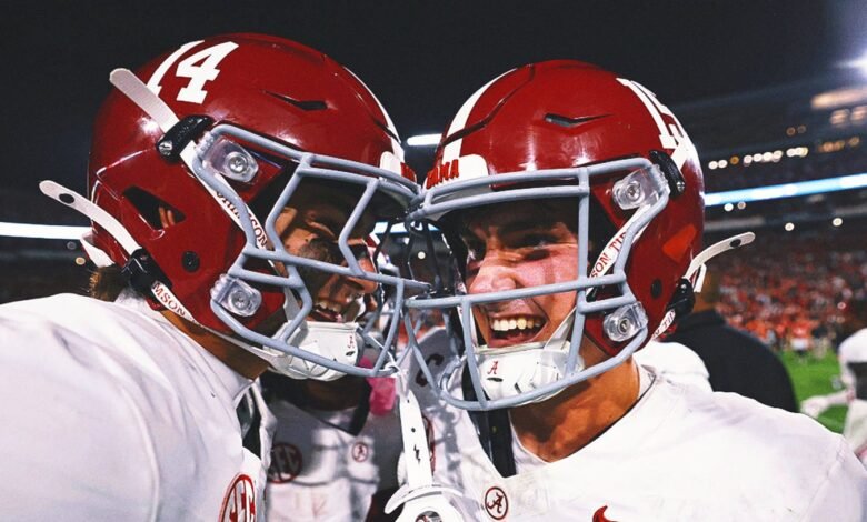 Alabama molesta a Georgia, las manos bulldogs su primera pérdida en casa en 6 años