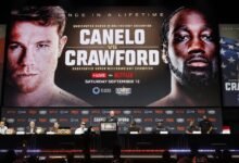 Proflaykings Sportsbook promoción para Canelo vs Crawford: apuesta $ 5, reciba $ 200 inmediatamente en la batalla