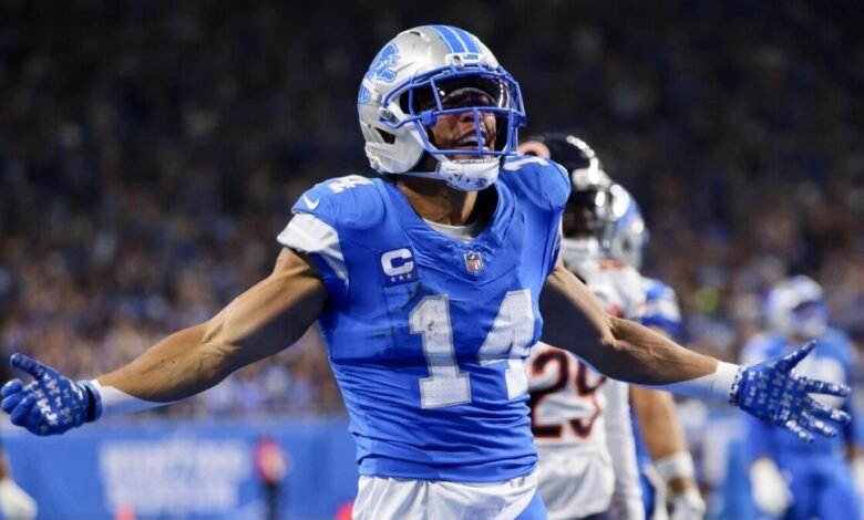 Semana 4 NFL cada vez. Hacer el portero de touchdown: Amon-Ra St. Brown en medio de la mejor apuesta del domingo cada vez.