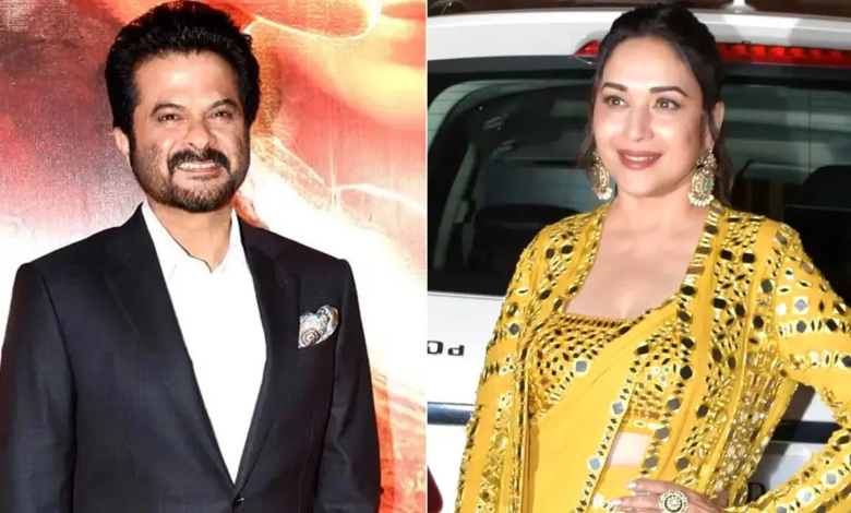Cuando Madhuri Dixit Anil Kapoor está en establecer era el hábito de la comida Cuando Madhuri Dixit Anil Kapoor está en establecer era el hábito de la comida