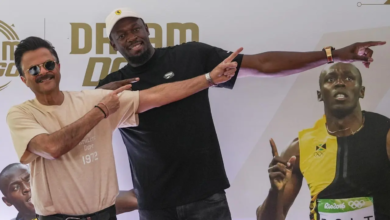 Anil Kapoor comparte ‘Día Memorable’ con Usain Bolt Chearing Young Sprinters