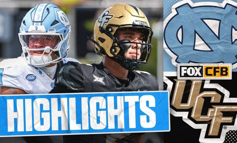 Carolina del Norte Tar Har Heeeeels en comparación con los excepcionales Caballeros UCF | Foot College Football