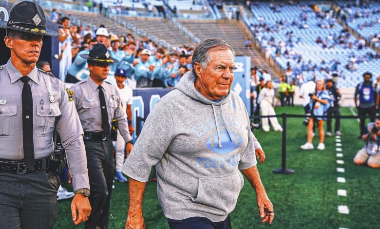 Los puntajes de Carolina del Norte en la apertura de Drive vs. TCU en el debut universitario de Bill Belichick Los puntajes de Carolina del Norte en la apertura de Drive vs. TCU en el debut universitario de Bill Belichick