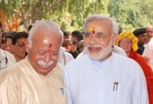 El deseo de cumpleaños de PM Modi para el jefe de RSS, Mohan Bhagwat, tiene un Swami Vivekananda Connect