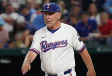 Bruce Bochy como gerente de los Rangers después de tres temporadas, el título de la Serie Mundial 2023