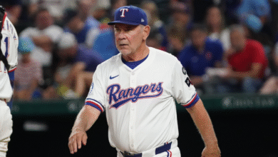 Bruce Bochy como gerente de los Rangers después de tres temporadas, el título de la Serie Mundial 2023