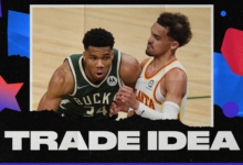Una idea comercial de NBA 4 equipos para explotar la temporada de la NBA 2025-26