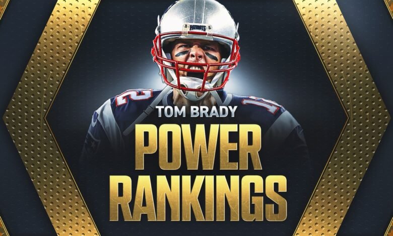 El primer ranking de ranking de potencia de Tom Brady: ¿Eagle o factura en el número 1?