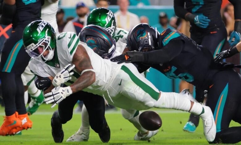 Lesión de Brasilon Allen: Jets RB escapa el lunes ‘Noche’, rápidamente eliminada después del dolor de rodilla
