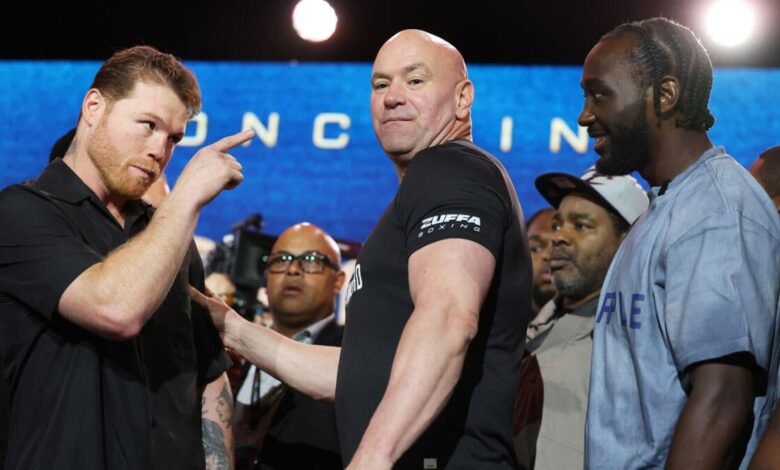 Canelo vs Crawford Preview: La historia de la cinta, el registro, lo que está amenazado en el partido histórico Canelo vs Crawford Preview: La historia de la cinta, el registro, lo que está amenazado en el partido histórico