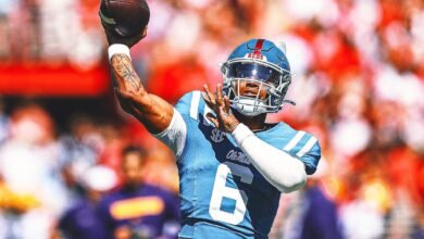 Trinidad Chambliss brilla, Ole Miss Rolls más allá de LSU en el top 15 enfrentamiento