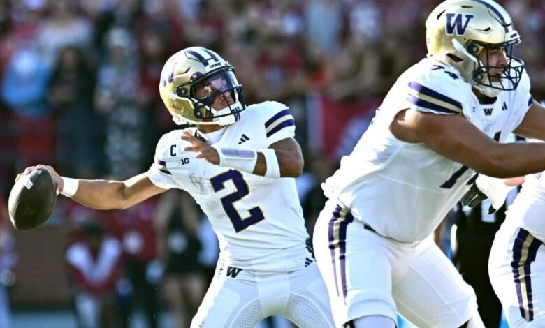 University Football Probable, selección, predicciones para la Semana 5, 2025: Computer Washington, Texas A&M con las mejores apuestas