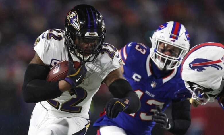 Derrick Henry superó a Jim Brown, haciendo historia en la NFL en la Semana 1 Semana 1 de Ravens en comparación con Bills