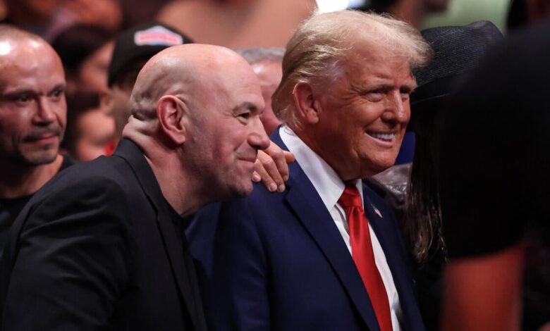 La CEO de UFC, Dana White, se limitará al evento en la Casa Blanca, pero planea que los fanáticos asistan cerca.