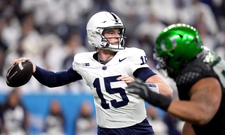 Penn State vs. Oregon Predicción, selección, probabilidades, propagación, dónde ver en vivo Penn State vs. Oregon Predicción, selección, probabilidades, propagación, dónde ver en vivo