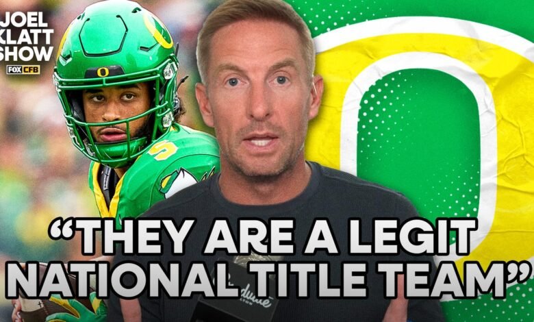 ¿Son los Oregon Ducks un equipo de calibre del campeonato nacional? | Show de Joel Klatt