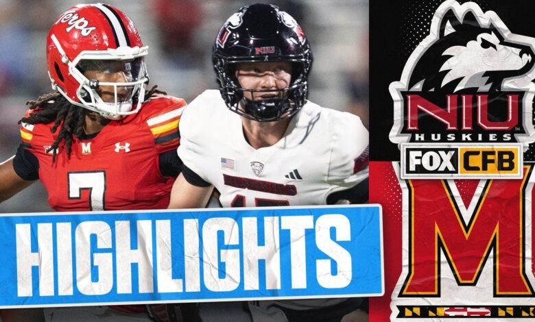 Northern Illinois Huskies vs. Maryland Terrapins Highlights | Football College Fox Northern Illinois Huskies vs. Maryland Terrapins Highlights | Football College Fox