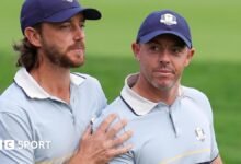 Rider Cup: Europa tuvo un éxito en los Estados Unidos después de comenzar rápidamente en Bethpage.