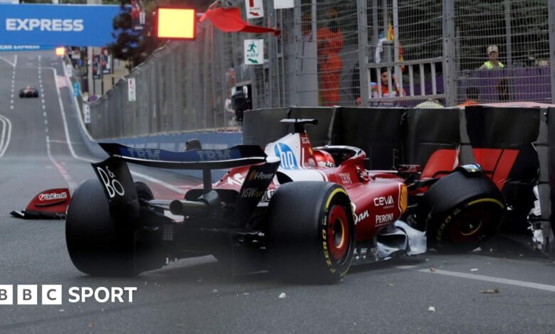 Gran Premio de Azerbaiyán: Max Verstappen tomó el extremo después del récord de seis banderas rojas Gran Premio de Azerbaiyán: Max Verstappen tomó el extremo después del récord de seis banderas rojas