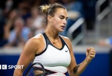 Resultados abiertos US Open 2025: Aryna Sabalenka viajó en los últimos ocho partidos, pero dijo que “no le importaba” alrededor de 2024 con éxito para 2024