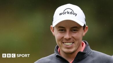 Matt Fitzpatrick ayuda por ‘Bola robada’ en el primer Campeonato BMW PGA.