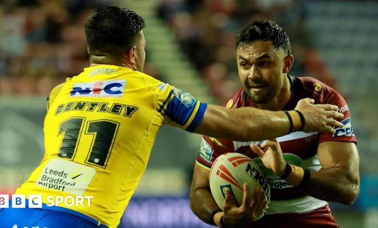 Wigan Warriors 22-6 Leeds Rhinos: Beevan French anotó dos veces en la ronda final de la victoria clínica Wigan Warriors 22-6 Leeds Rhinos: Beevan French anotó dos veces en la ronda final de la victoria clínica