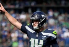 Sam Darnold ‘Jugando fuera de su mente’ en Hot Start para la carrera de Seahawks, dice el entrenador Mike MacDonald