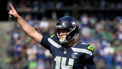 Sam Darnold ‘Jugando fuera de su mente’ en Hot Start para la carrera de Seahawks, dice el entrenador Mike MacDonald