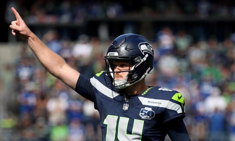 Sam Darnold ‘Jugando fuera de su mente’ en Hot Start para la carrera de Seahawks, dice el entrenador Mike MacDonald
