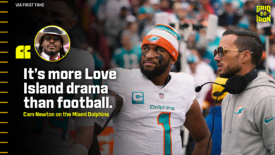 Cam Newton dijo Tagovailoa, los Dolphins tienen “el amor de la película en la isla más que el fútbol”