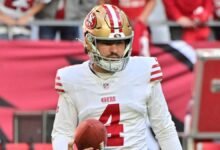 Jake Moody ha lanzado: 49ers cortó el pateador después de dos perdidos en comparación con Seahawks, informó que firmaba a Eddy Piñeiro
