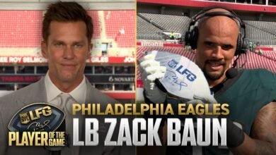 LFG Jugador de Tom Brady del juego: Eagles LB Zack Baun 🏆 Semana 4 Exclusivo digital
