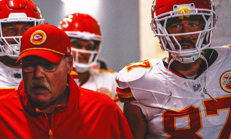 Travis Kelce reduce las conversaciones estresantes con Andy Reid después de la tercera semana