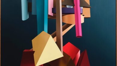 Construcción de formas abstractas Jason Boyd Kinsella Expressive y única – Enorme