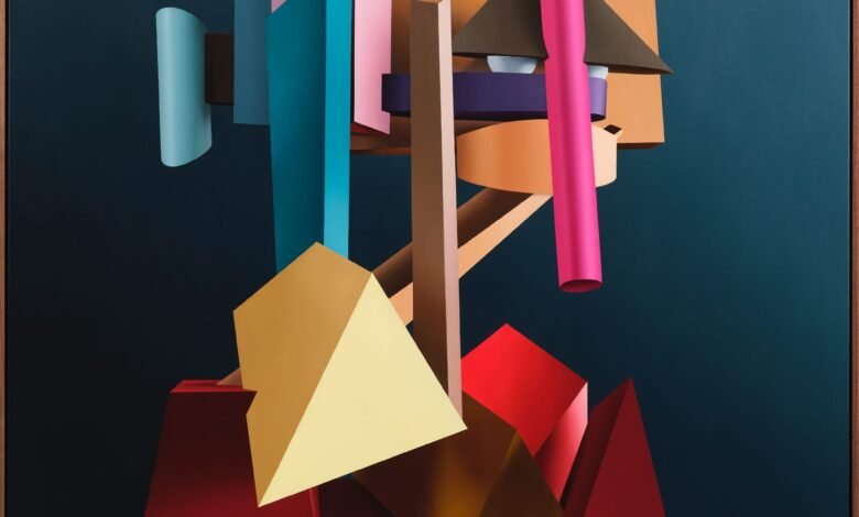 Construcción de formas abstractas Jason Boyd Kinsella Expressive y única – Enorme