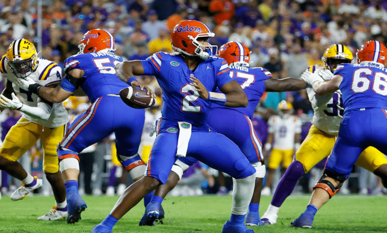 Seis paquetes de opciones de fútbol universitario, predichos: Florida en comparación con LSU, Notre Dame vs. Texas A&M en el centro de atención