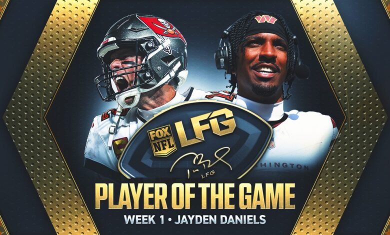 Jayden Daniels trajo a casa del jugador LFG de Tom Brady en la victoria ‘Sloppy’ del juego