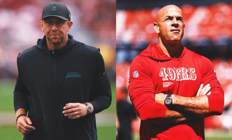 Liam Coen de Jaguars, Robert Saleh de 49ers