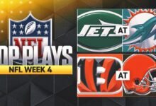 Los puntajes de fútbol el lunes por la noche, nuevas actualizaciones para Jets y Dolphins, Bengala y Bronce.