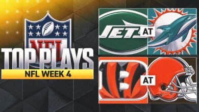 Los puntajes de fútbol el lunes por la noche, nuevas actualizaciones para Jets y Dolphins, Bengala y Bronce.