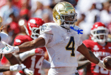 Notre Dame Reenters CFP Chat: ACC, Big 12 Chaos, explotó en Arkan Seo empujó a la gente irlandesa entre los principales concursantes.