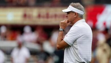La carrera de Gus Malzahn manifestada por Gus Malzahn en Florida, donde el primer año de OC estaba derrotando nuevamente a Alabama.
