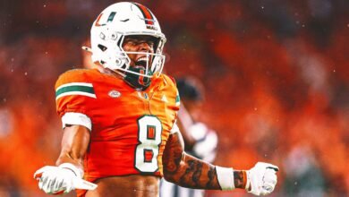 No. 10 Miami (Florida) Cava al final, el número superior 6 Notre Dame en Horror Movie 27-24