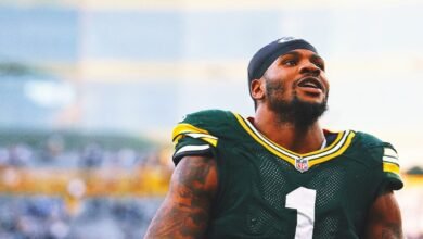 Embalaje llamado Capitán Micah Parsons para los Cowboys Back