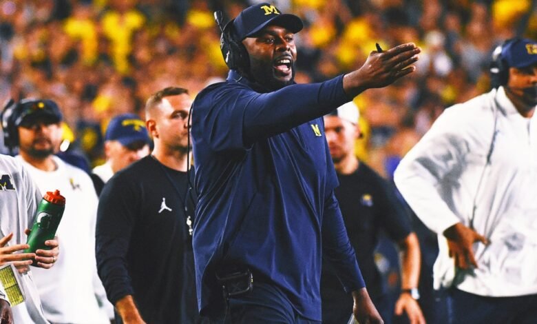 Sherrone Moore dijo que Biff Poggi lideraría a Michigan durante su suspensión de 2 partidos Sherrone Moore dijo que Biff Poggi lideraría a Michigan durante su suspensión de 2 partidos