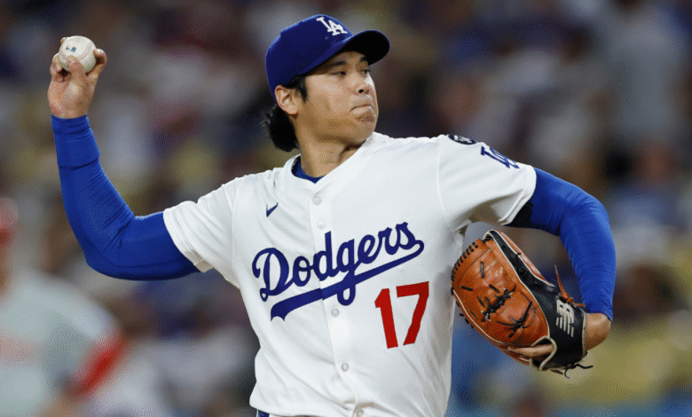 Shohei Ohtani lanzó el golpe en el golpe, golpeó en la 50ª vez, pero Bullpen of Dodgers tomó la delantera en la derrota contra los Filis