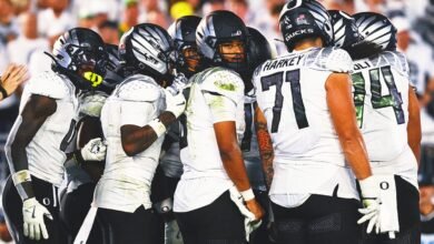 Oregon molesta Penn State 30-24 en las emocionantes dos batallas de tiempo extra